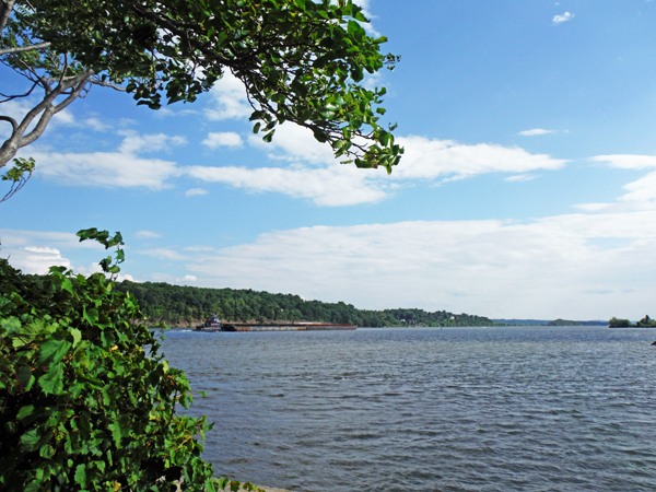 View of the Hudson River from the Saugerties Lighthouse